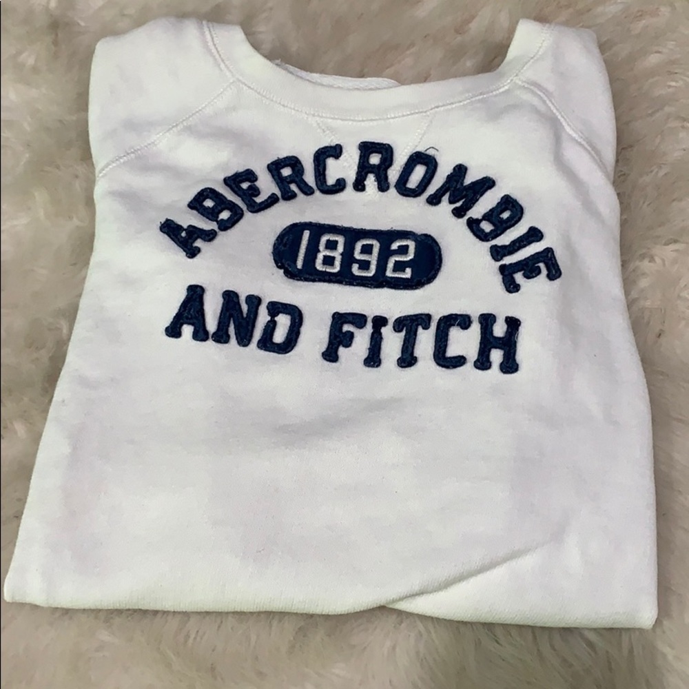 Long sleeve Abercrombie and Fitch sweatshirt.